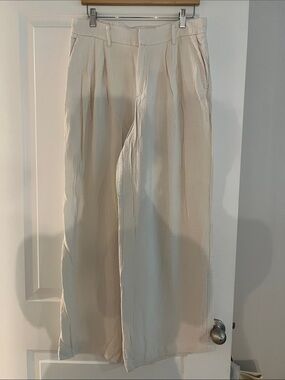 Target a new day Cream Wide-Leg Pleated Maxi Skirt